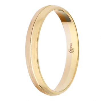 Alianza Oro Amarillo y Rosa 3 mm.