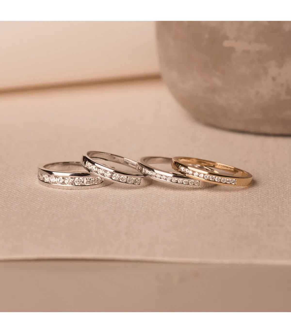 Anillo compromiso Aida 0.150 Qtes. 18 Ktes