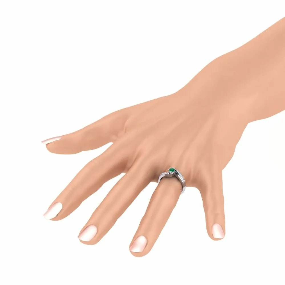 Anillo de compromiso Gardenia 0.25 crt