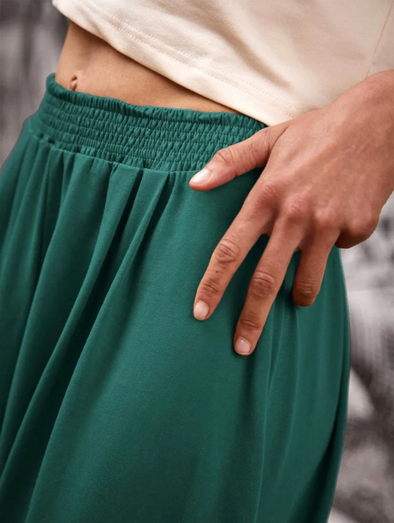 Pantalones sueltos acampanados 