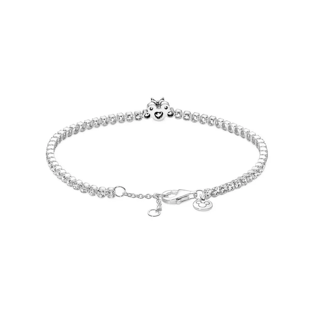 Pulsera Tennis en plata de ley Minnie Mouse de Disney