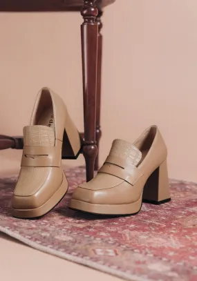 Zapato Cuero Zanila Beige